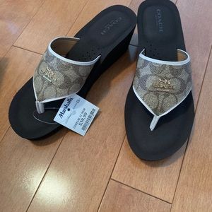 Coach Wedge Sandals Size 7 Women’s